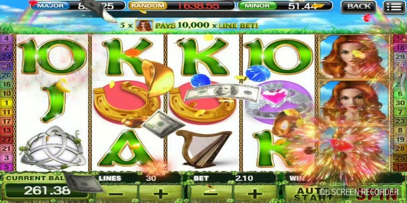 Irish Luck là tựa slot game 3D cực kỳ hấp dẫn